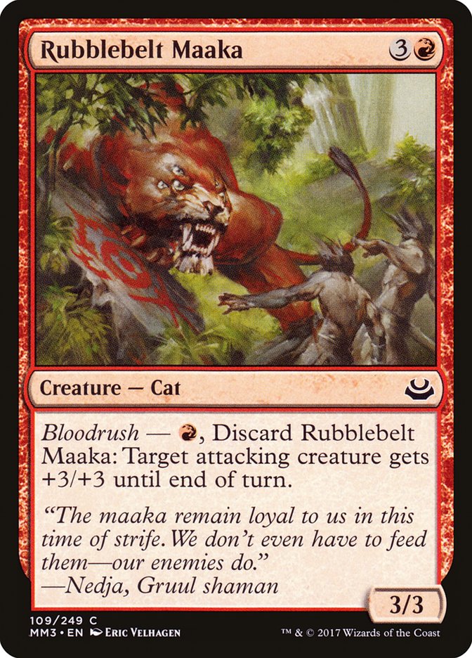Rubblebelt Maaka [Modern Masters 2017] | L.A. Mood Comics and Games