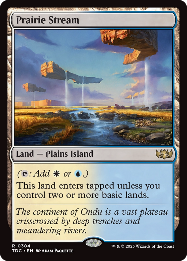 Prairie Stream [Tarkir: Dragonstorm Commander] | L.A. Mood Comics and Games