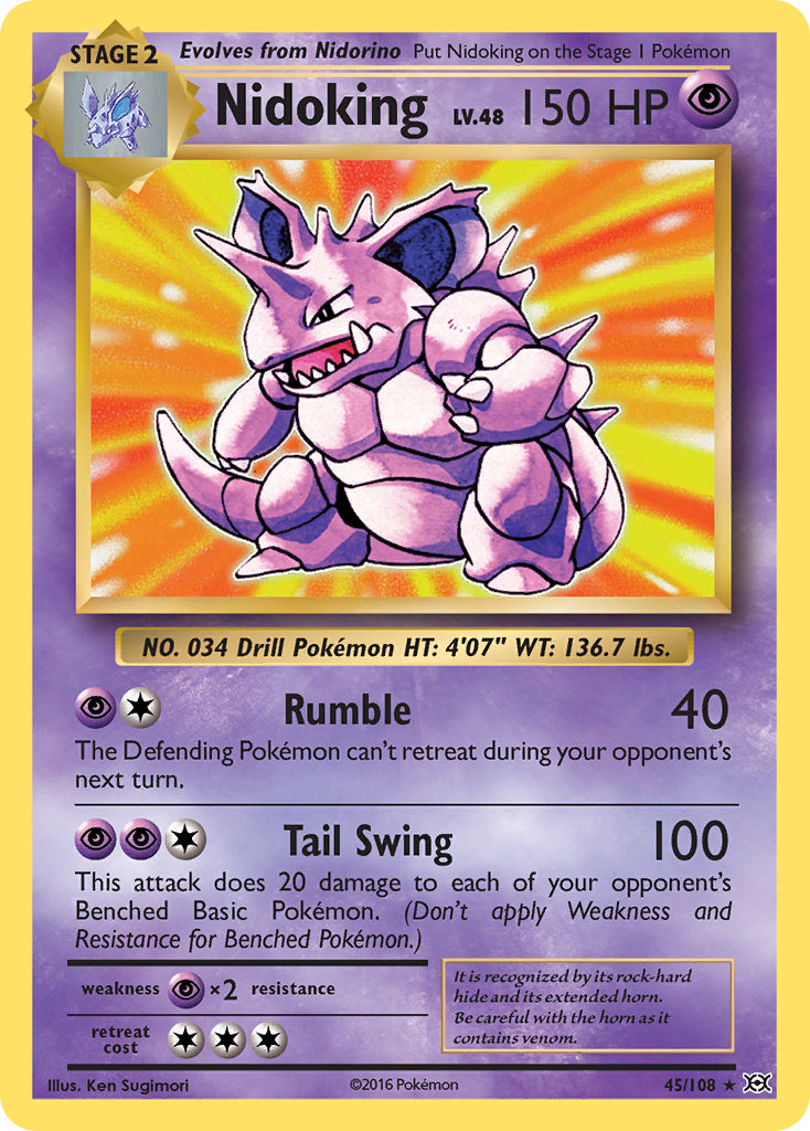 Nidoking (45/108) [XY: Evolutions] | L.A. Mood Comics and Games