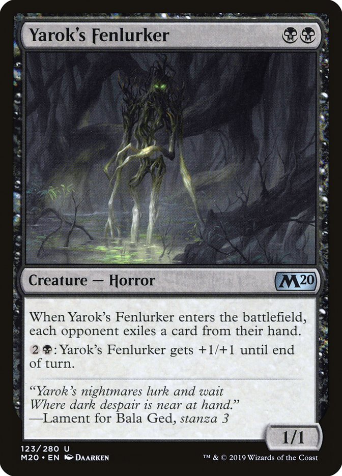 Yarok's Fenlurker [Core Set 2020] | L.A. Mood Comics and Games