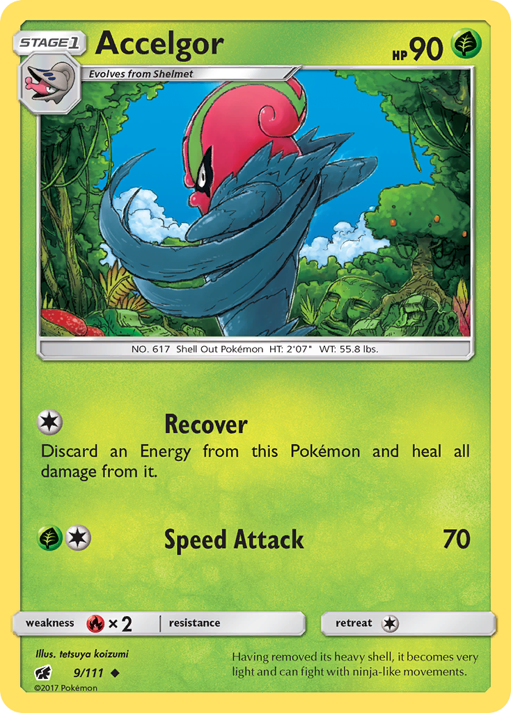 Accelgor (9/111) [Sun & Moon: Crimson Invasion] | L.A. Mood Comics and Games