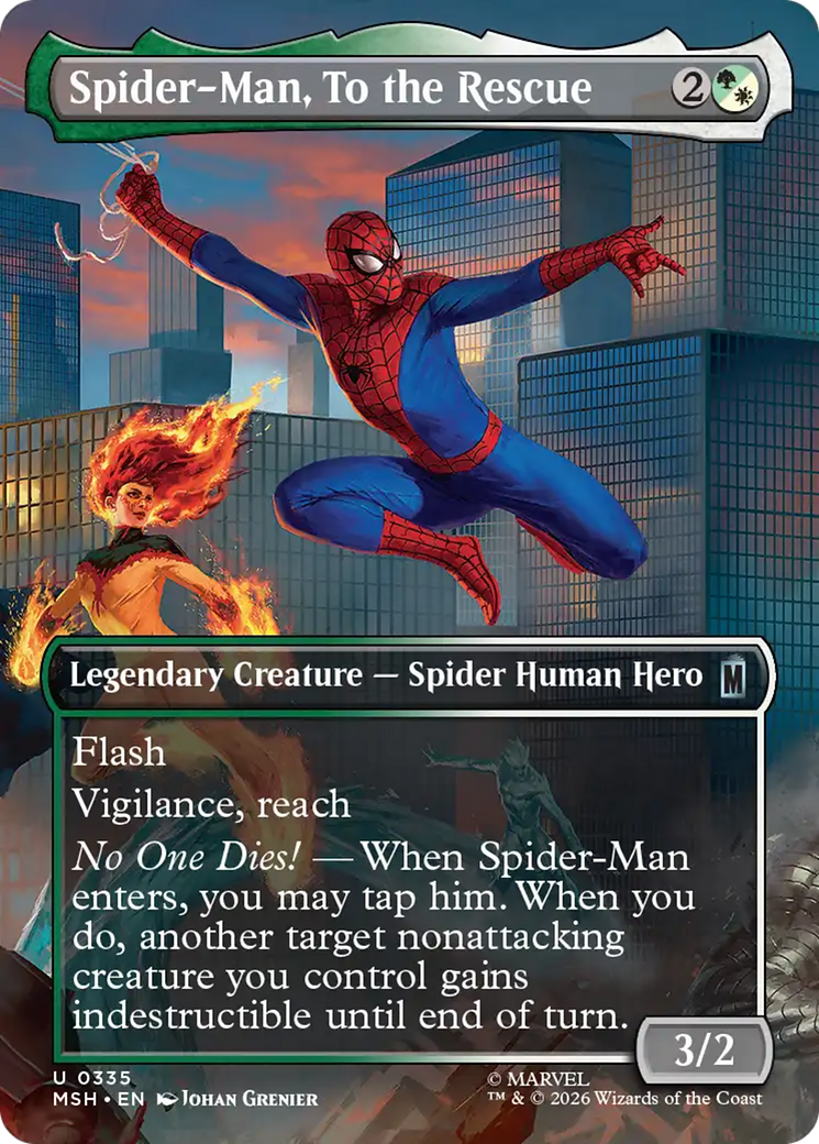Spider-Man, To the Rescue (Borderless) [Marvel Super Heroes] | L.A. Mood Comics and Games