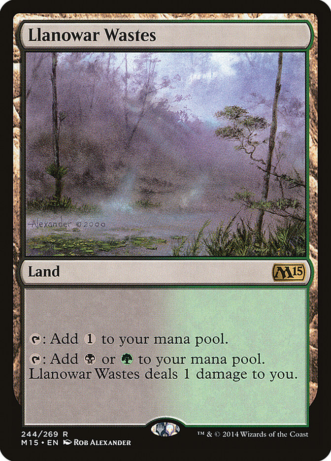 Llanowar Wastes [Magic 2015] | L.A. Mood Comics and Games