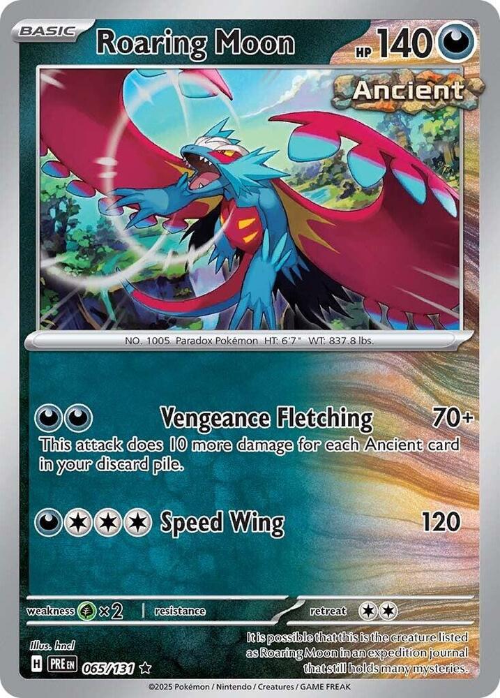 Roaring Moon (065/131) [Scarlet & Violet: Prismatic Evolutions] | L.A. Mood Comics and Games