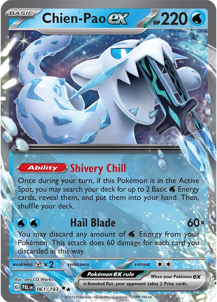 Chien-Pao ex (061/193) [Scarlet & Violet: Paldea Evolved] | L.A. Mood Comics and Games