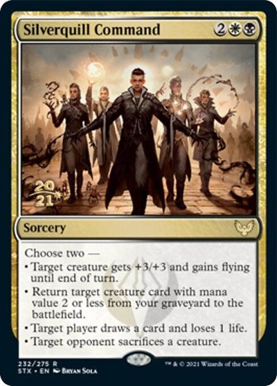 Silverquill Command [Strixhaven: School of Mages Prerelease Promos] | L.A. Mood Comics and Games
