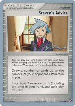 Steven's Advice (83/108) (Psychic Lock - Jason Klaczynski) [World Championships 2008] | L.A. Mood Comics and Games