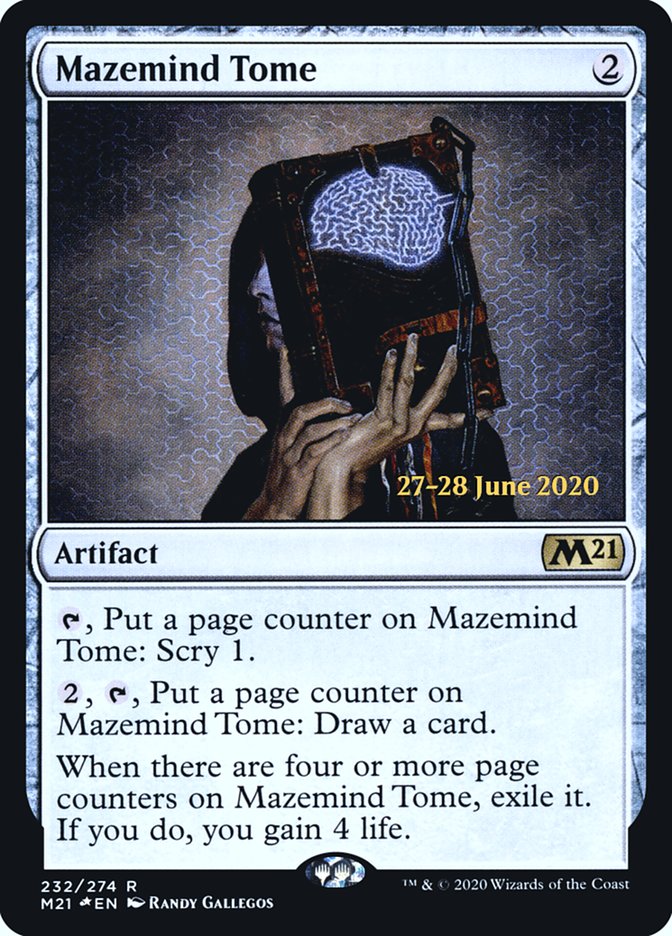 Mazemind Tome [Core Set 2021 Prerelease Promos] | L.A. Mood Comics and Games