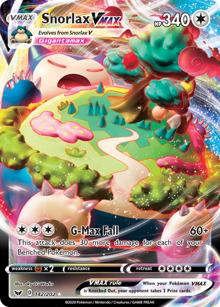 Snorlax VMAX (142/202) [Sword & Shield: Base Set] | L.A. Mood Comics and Games