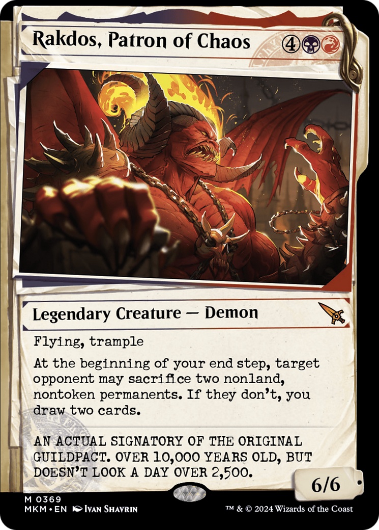 Rakdos, Patron of Chaos (Showcase) (0369) [Murders at Karlov Manor] | L.A. Mood Comics and Games
