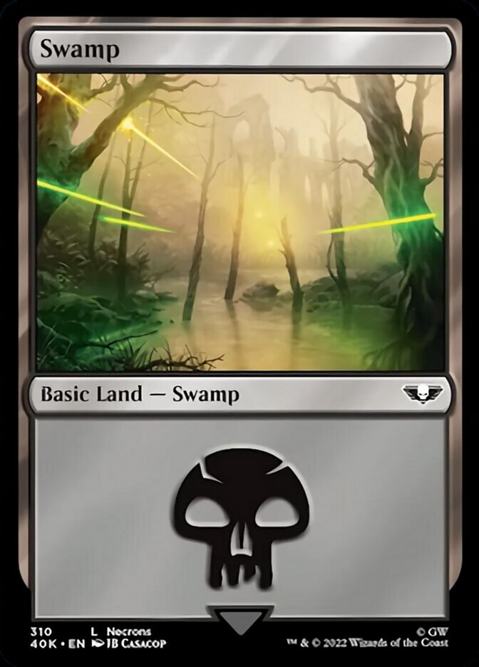 Swamp (310) (Surge Foil) [Warhammer 40,000] | L.A. Mood Comics and Games