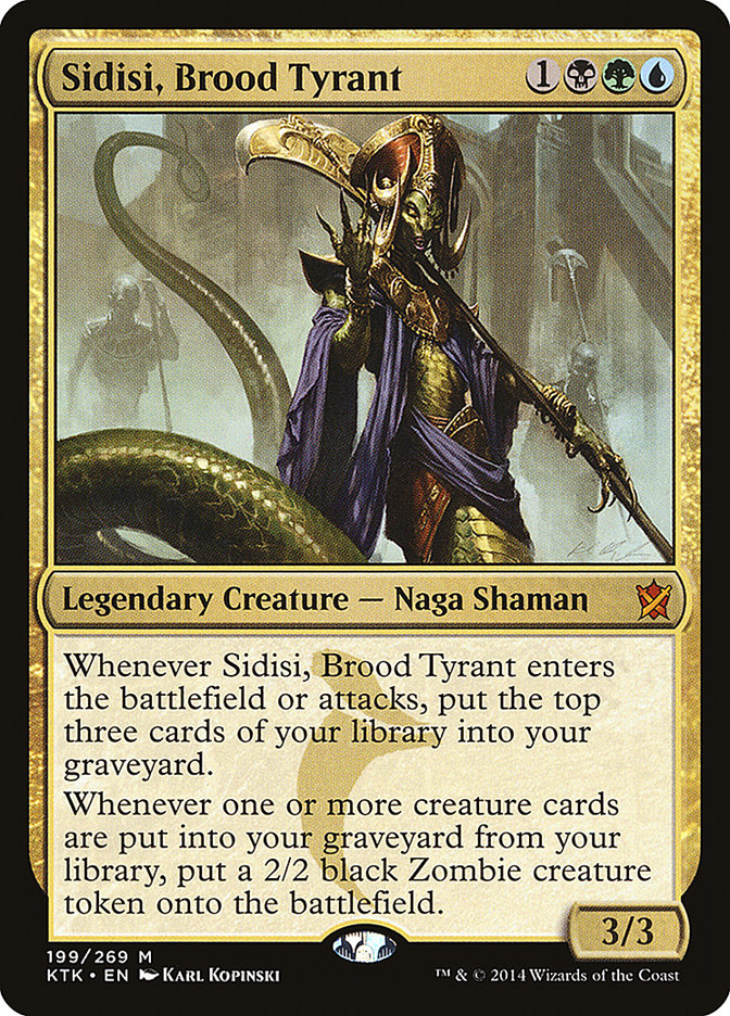 Sidisi, Brood Tyrant [Khans of Tarkir] | L.A. Mood Comics and Games