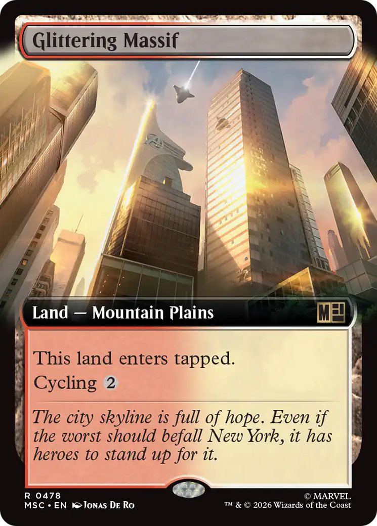 Glittering Massif (Extended Art) [Marvel Super Heroes Commander] | L.A. Mood Comics and Games