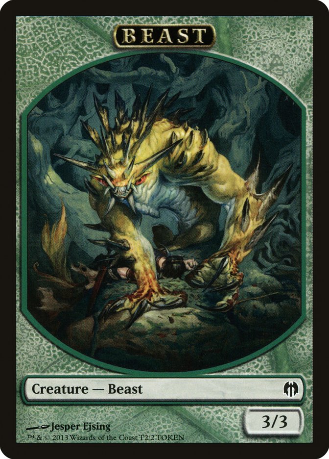Beast Token [Duel Decks: Heroes vs. Monsters Tokens] | L.A. Mood Comics and Games