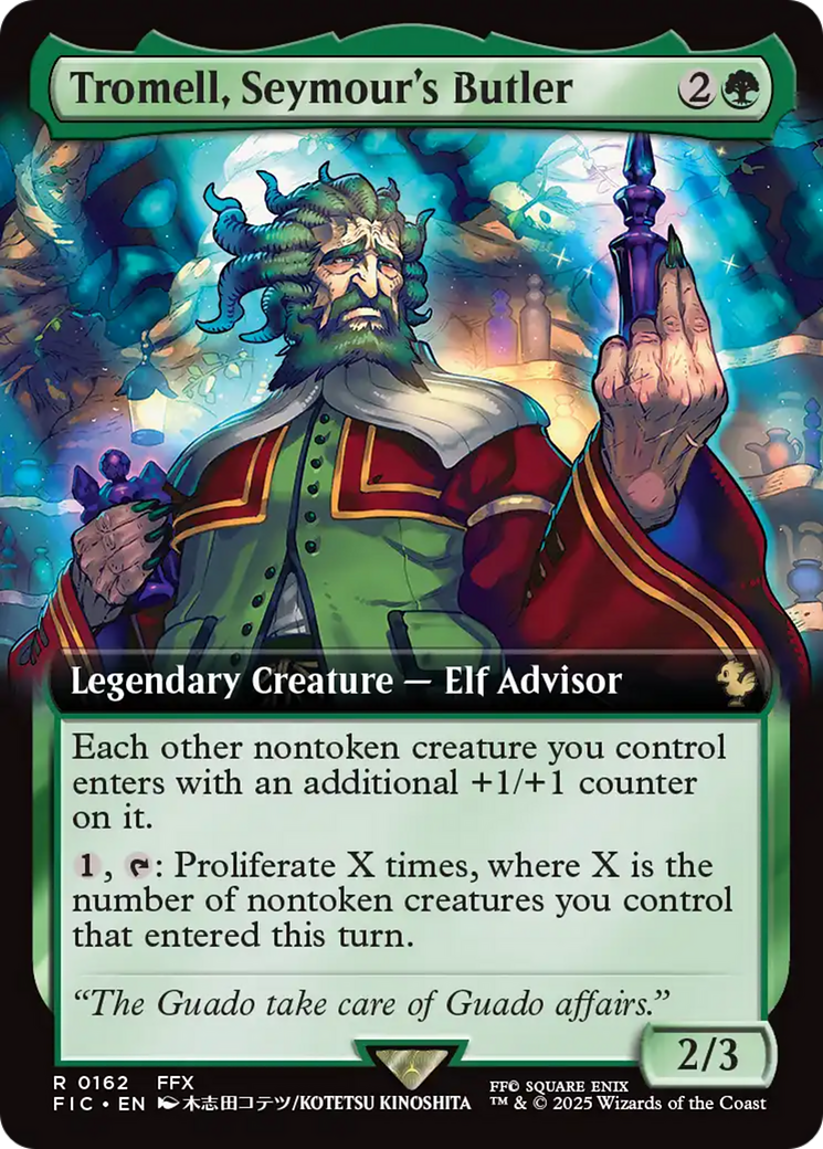 Tromell, Seymour's Butler (Extended Art) [FINAL FANTASY Commander] | L.A. Mood Comics and Games
