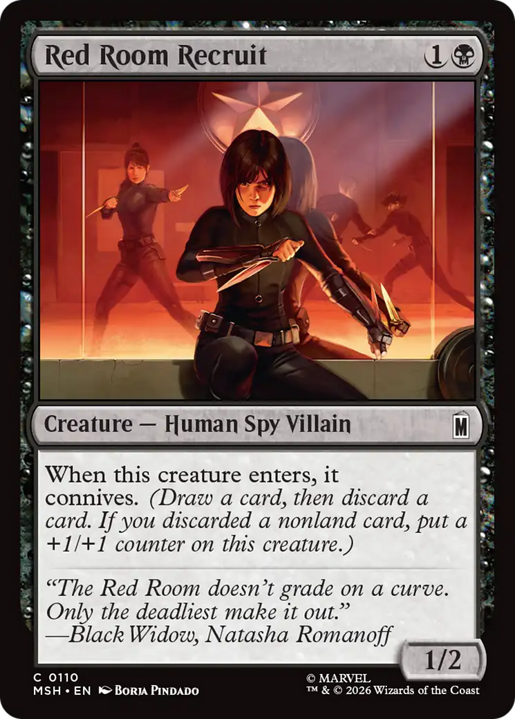 Red Room Recruit [Marvel Super Heroes] | L.A. Mood Comics and Games