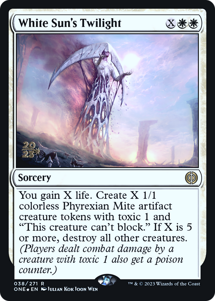 White Sun's Twilight [Phyrexia: All Will Be One Prerelease Promos] | L.A. Mood Comics and Games