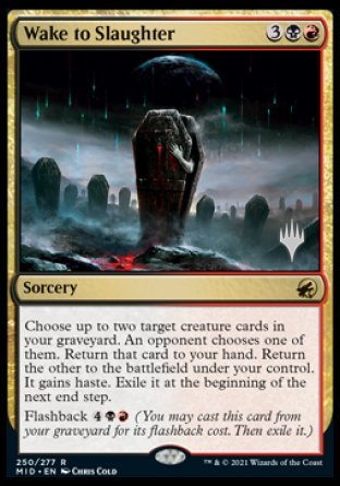 Wake to Slaughter (Promo Pack) [Innistrad: Midnight Hunt Promos] | L.A. Mood Comics and Games