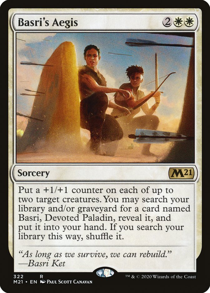 Basri's Aegis [Core Set 2021] | L.A. Mood Comics and Games