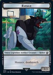Powerstone // Ravage Double-Sided Token [The Brothers' War Tokens] | L.A. Mood Comics and Games