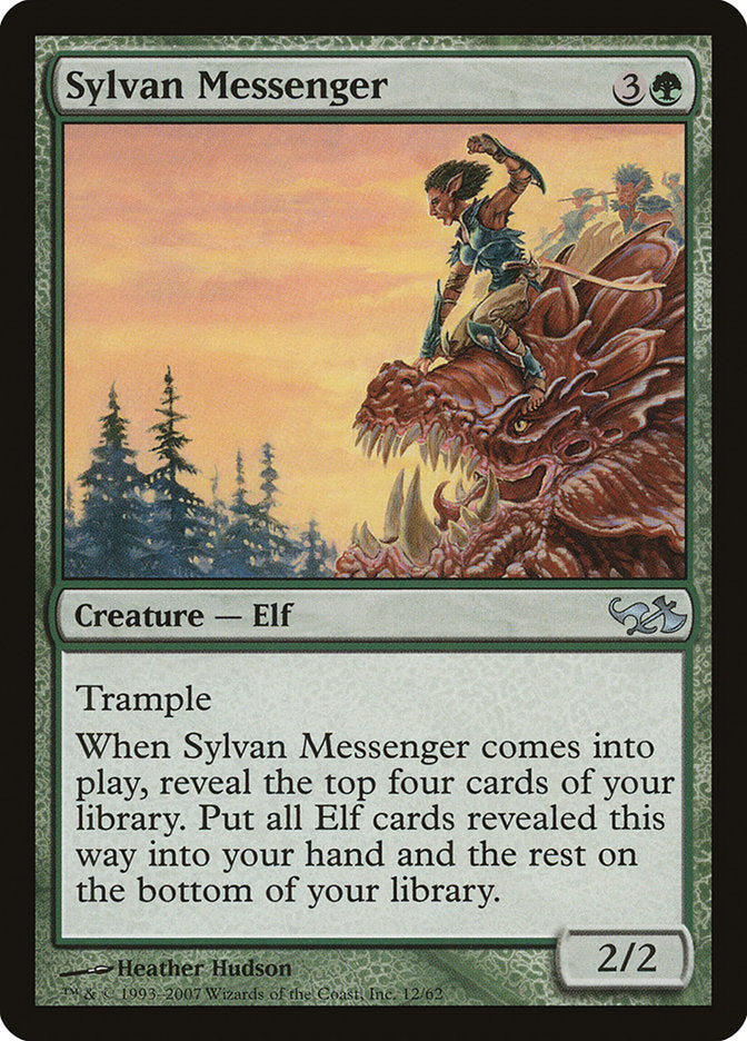 Sylvan Messenger [Duel Decks: Elves vs. Goblins] | L.A. Mood Comics and Games