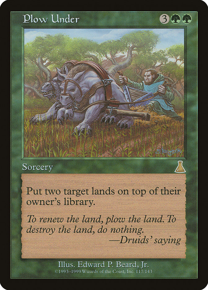 Plow Under [Urza's Destiny] | L.A. Mood Comics and Games