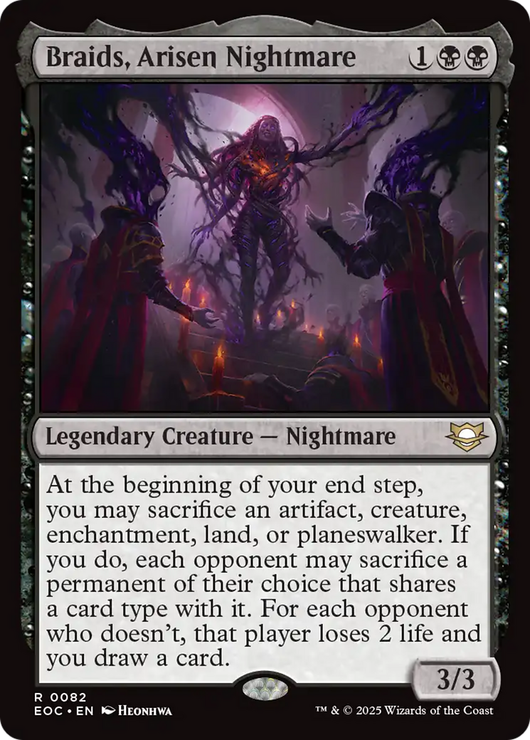 Braids, Arisen Nightmare [Edge of Eternities Commander] | L.A. Mood Comics and Games