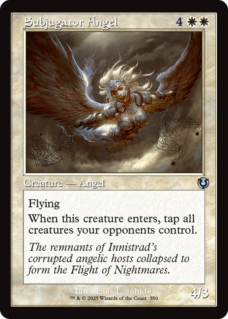 Subjugator Angel (Retro Frame) [Innistrad Remastered] | L.A. Mood Comics and Games