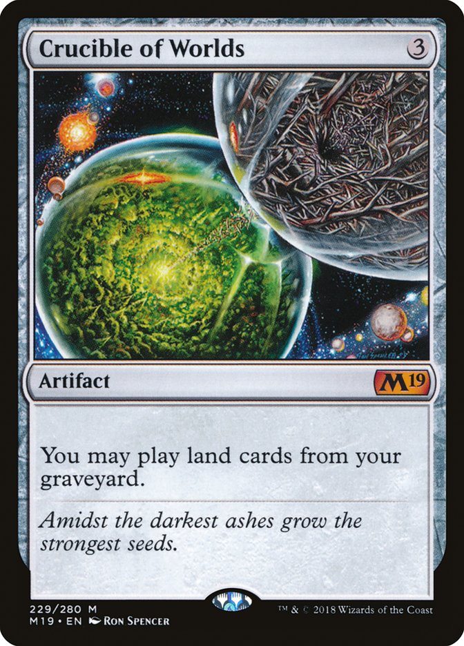 Crucible of Worlds [Core Set 2019] | L.A. Mood Comics and Games