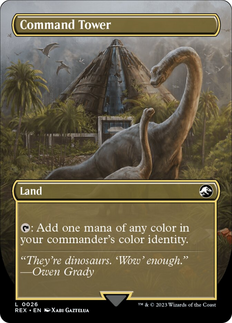 Command Tower // Command Tower (Borderless) [Jurassic World Collection] | L.A. Mood Comics and Games