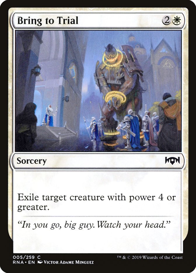 Bring to Trial [Ravnica Allegiance] | L.A. Mood Comics and Games
