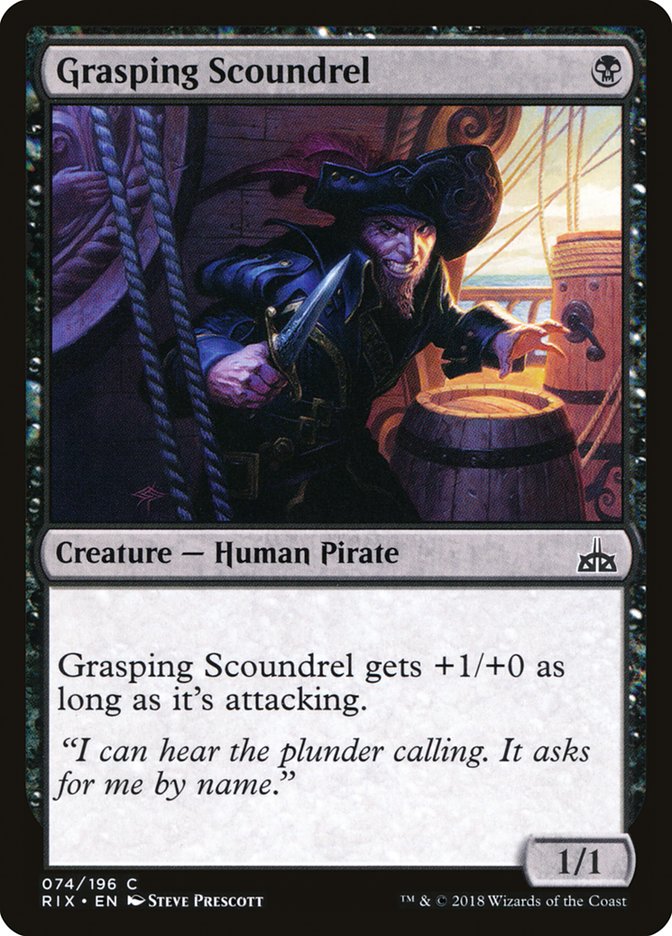Grasping Scoundrel [Rivals of Ixalan] | L.A. Mood Comics and Games