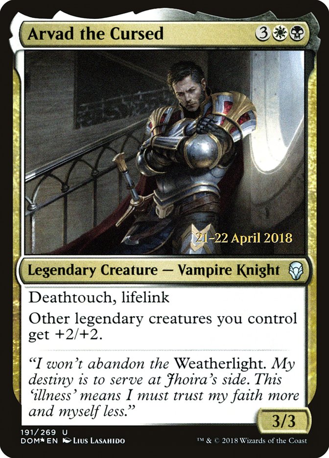 Arvad the Cursed [Dominaria Prerelease Promos] | L.A. Mood Comics and Games