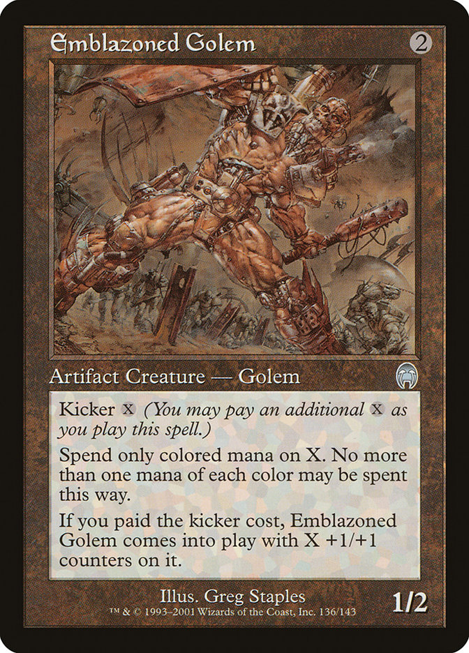 Emblazoned Golem [Apocalypse] | L.A. Mood Comics and Games