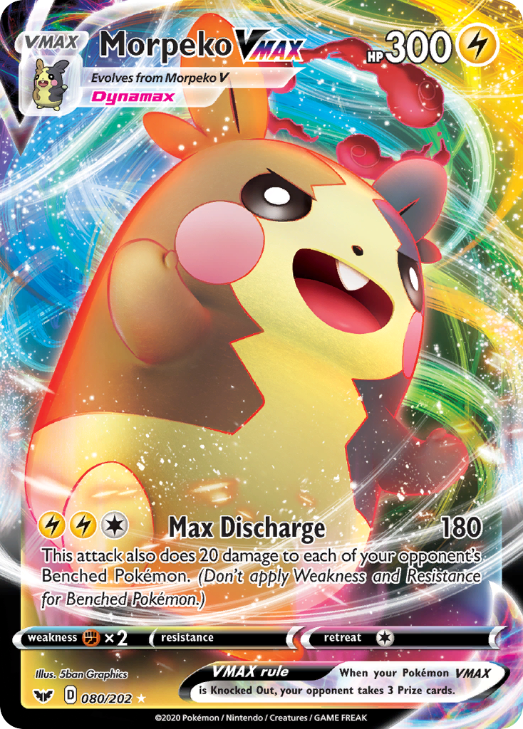 Morpeko VMAX (080/202) [Sword & Shield: Base Set] | L.A. Mood Comics and Games