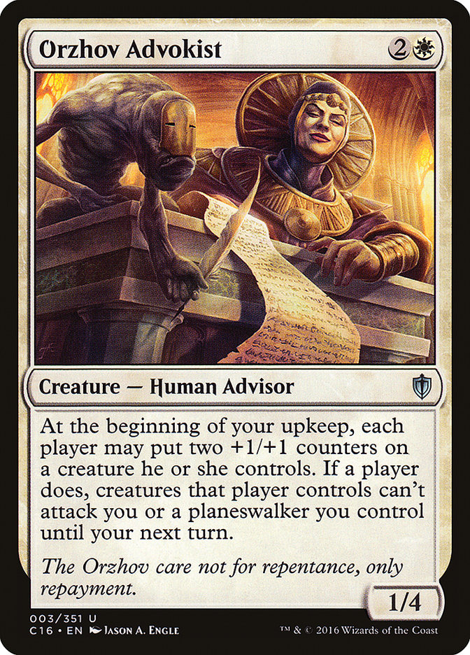 Orzhov Advokist [Commander 2016] | L.A. Mood Comics and Games