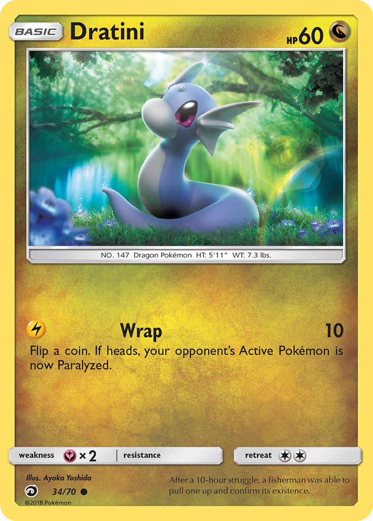 Dratini (34/70) [Sun & Moon: Dragon Majesty] | L.A. Mood Comics and Games
