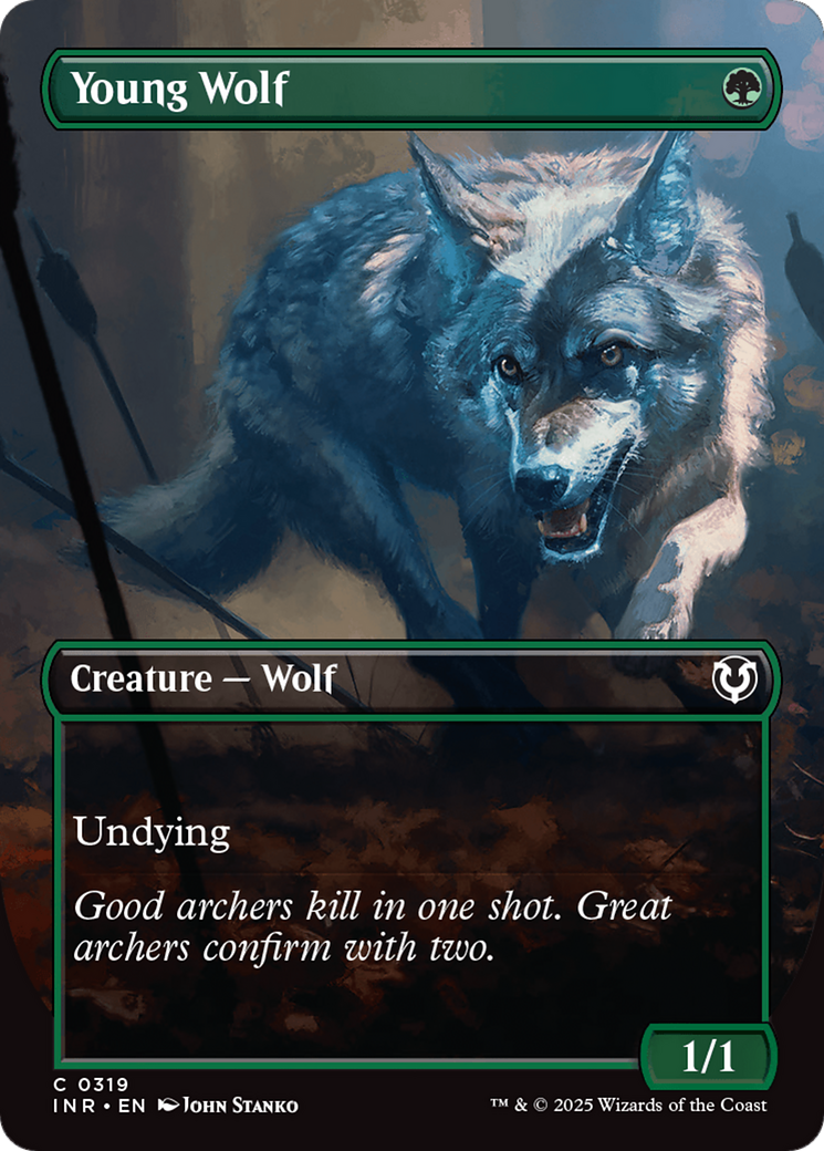 Young Wolf (Borderless) [Innistrad Remastered] | L.A. Mood Comics and Games