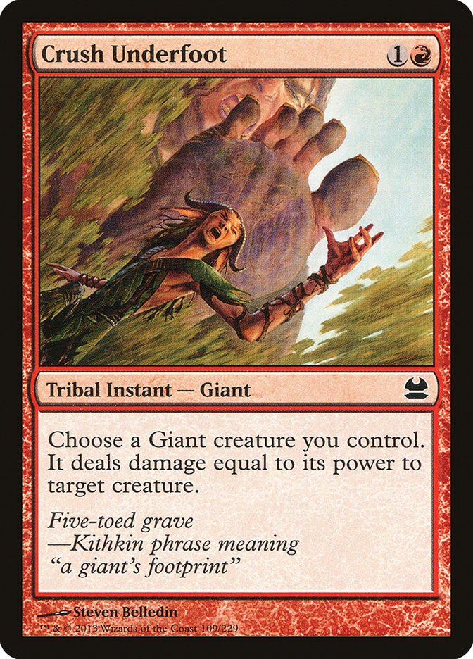 Crush Underfoot [Modern Masters] | L.A. Mood Comics and Games