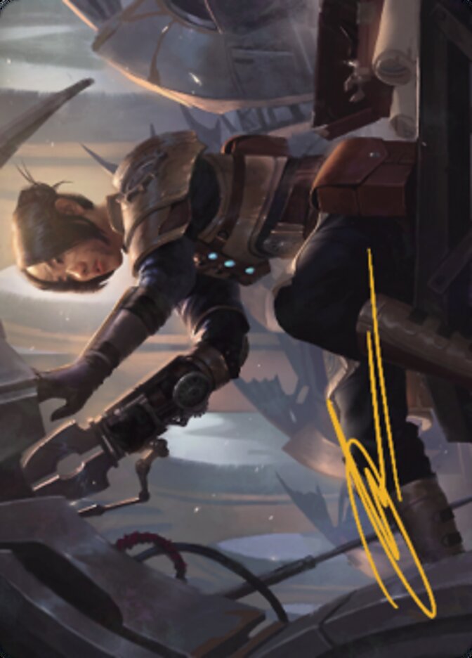 Thopter Mechanic Art Card (Gold-Stamped Signature) [The Brothers' War Art Series] | L.A. Mood Comics and Games