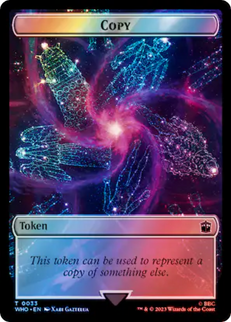 Copy // Clue (0054) Double-Sided Token (Surge Foil) [Doctor Who Tokens] | L.A. Mood Comics and Games
