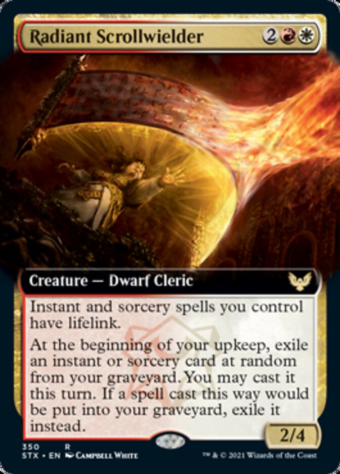 Radiant Scrollwielder (Extended Art) [Strixhaven: School of Mages] | L.A. Mood Comics and Games