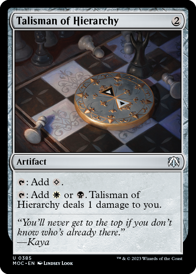 Talisman of Hierarchy [March of the Machine Commander] | L.A. Mood Comics and Games