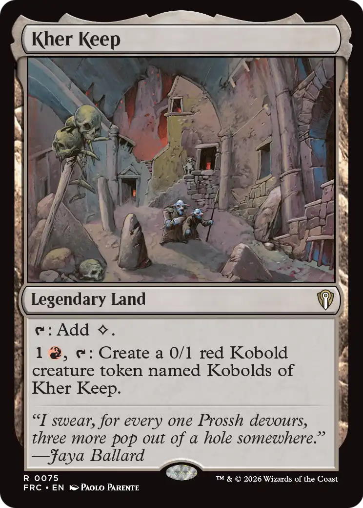 Kher Keep [Reality Fracture Commander] | L.A. Mood Comics and Games