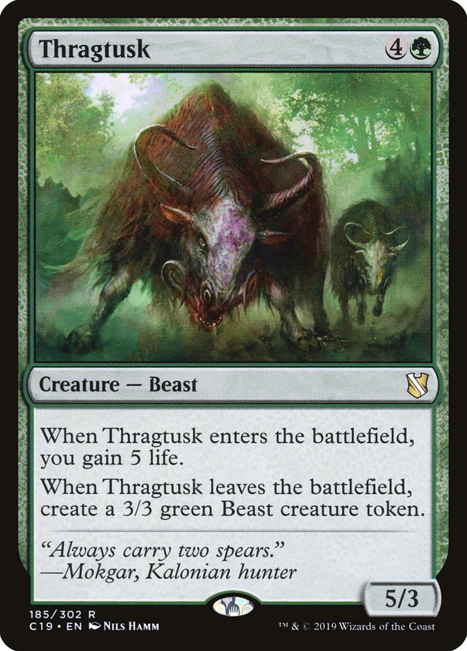 Thragtusk [Commander 2019] | L.A. Mood Comics and Games