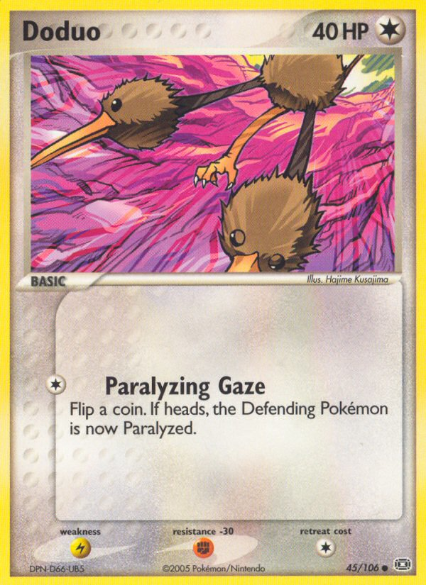 Doduo (45/106) [EX: Emerald] | L.A. Mood Comics and Games