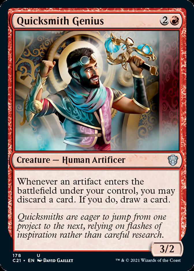 Quicksmith Genius [Commander 2021] | L.A. Mood Comics and Games