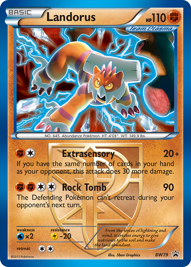 Landorus (BW79) (Team Plasma) [Black & White: Black Star Promos] | L.A. Mood Comics and Games