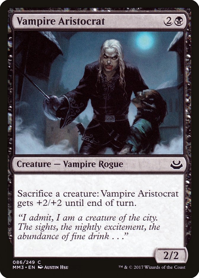 Vampire Aristocrat [Modern Masters 2017] | L.A. Mood Comics and Games