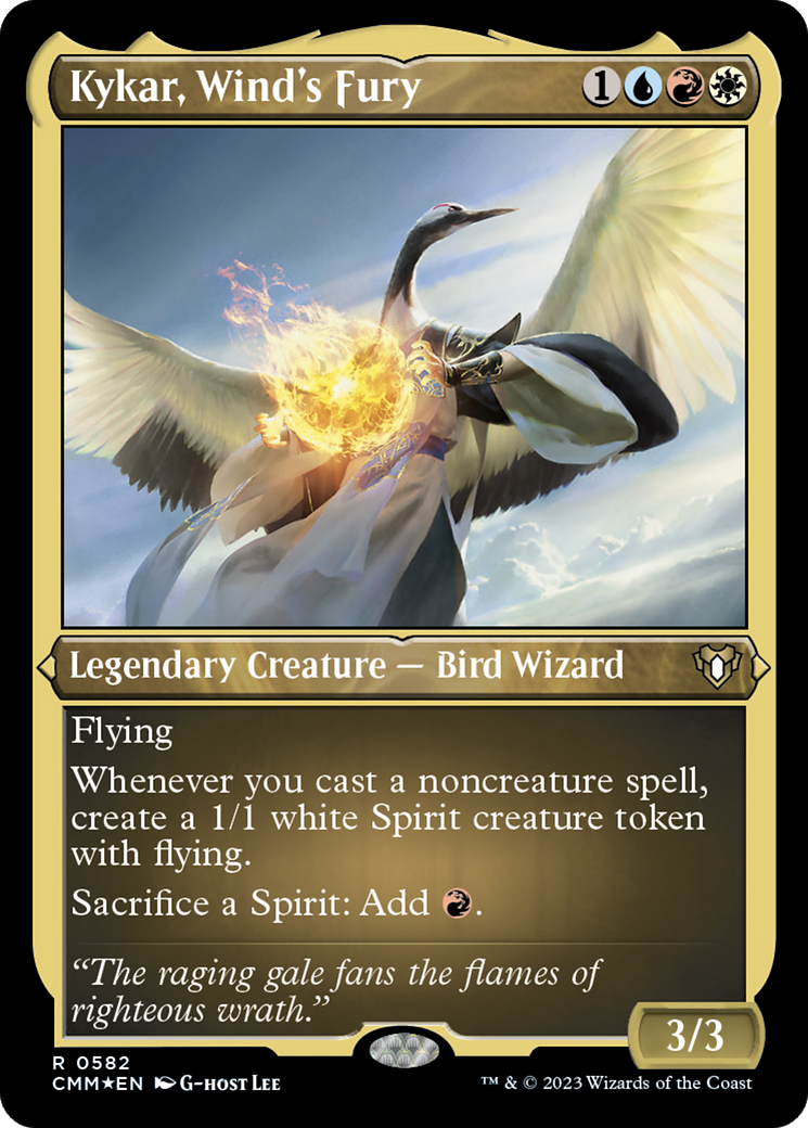 Kykar, Wind's Fury (Foil Etched) [Commander Masters] | L.A. Mood Comics and Games